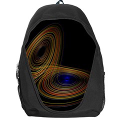 Wondrous Trajectorie Illustrated Line Light Black Backpack Bag by Mariart