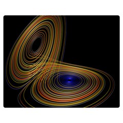 Wondrous Trajectorie Illustrated Line Light Black Double Sided Flano Blanket (medium)  by Mariart