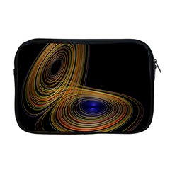 Wondrous Trajectorie Illustrated Line Light Black Apple Macbook Pro 17  Zipper Case by Mariart