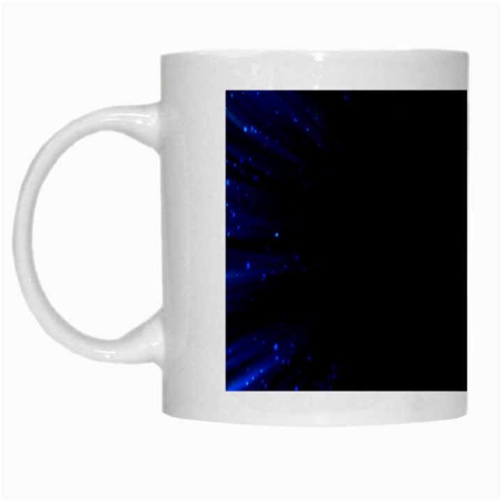 Colorful Light Ray Border Animation Loop Blue Motion Background Space White Mugs