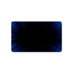 Colorful Light Ray Border Animation Loop Blue Motion Background Space Magnet (name Card) by Mariart