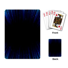 Colorful Light Ray Border Animation Loop Blue Motion Background Space Playing Card