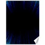 Colorful Light Ray Border Animation Loop Blue Motion Background Space Canvas 36  x 48   35.26 x46.15  Canvas - 1