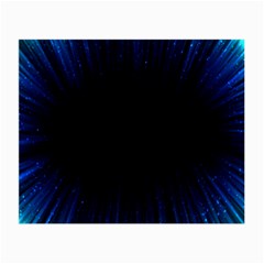 Colorful Light Ray Border Animation Loop Blue Motion Background Space Small Glasses Cloth (2-Side)