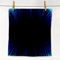 Colorful Light Ray Border Animation Loop Blue Motion Background Space Face Towel by Mariart