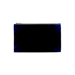 Colorful Light Ray Border Animation Loop Blue Motion Background Space Cosmetic Bag (small)  by Mariart