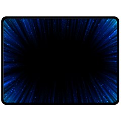 Colorful Light Ray Border Animation Loop Blue Motion Background Space Fleece Blanket (large)  by Mariart