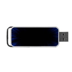 Colorful Light Ray Border Animation Loop Blue Motion Background Space Portable Usb Flash (one Side) by Mariart