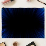 Colorful Light Ray Border Animation Loop Blue Motion Background Space Cosmetic Bag (XXXL)  Front