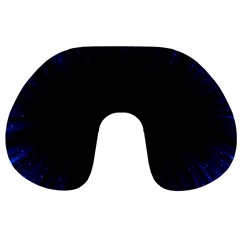 Colorful Light Ray Border Animation Loop Blue Motion Background Space Travel Neck Pillows