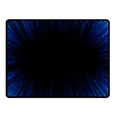 Colorful Light Ray Border Animation Loop Blue Motion Background Space Double Sided Fleece Blanket (small)  by Mariart