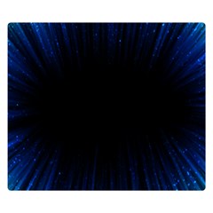 Colorful Light Ray Border Animation Loop Blue Motion Background Space Double Sided Flano Blanket (small)  by Mariart