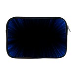 Colorful Light Ray Border Animation Loop Blue Motion Background Space Apple MacBook Pro 17  Zipper Case Front