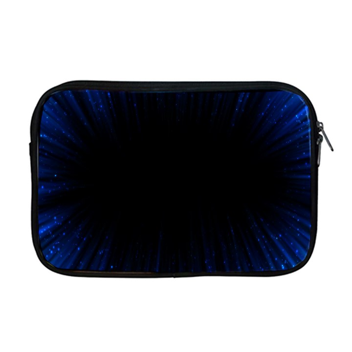 Colorful Light Ray Border Animation Loop Blue Motion Background Space Apple MacBook Pro 17  Zipper Case