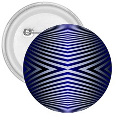 Blue Lines Iterative Art Wave Chevron 3  Buttons by Mariart