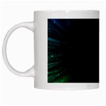 Colorful Light Ray Border Animation Loop Rainbow Motion Background Space White Mugs Left