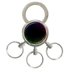 Colorful Light Ray Border Animation Loop Rainbow Motion Background Space 3-ring Key Chains by Mariart