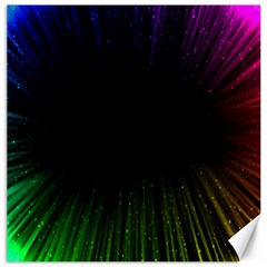 Colorful Light Ray Border Animation Loop Rainbow Motion Background Space Canvas 16  X 16   by Mariart