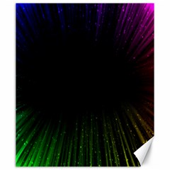 Colorful Light Ray Border Animation Loop Rainbow Motion Background Space Canvas 20  X 24   by Mariart