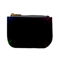 Colorful Light Ray Border Animation Loop Rainbow Motion Background Space Mini Coin Purses by Mariart