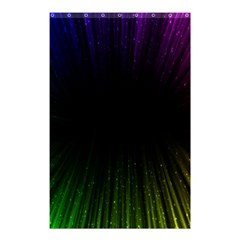 Colorful Light Ray Border Animation Loop Rainbow Motion Background Space Shower Curtain 48  X 72  (small)  by Mariart