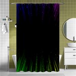 Colorful Light Ray Border Animation Loop Rainbow Motion Background Space Shower Curtain 48  x 72  (Small)  Curtain(48  X 72 ) - 42.18 x64.8  Curtain(48  X 72 )