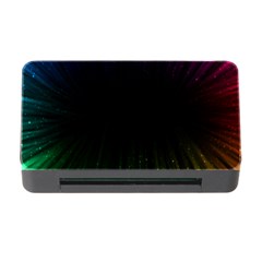 Colorful Light Ray Border Animation Loop Rainbow Motion Background Space Memory Card Reader With Cf by Mariart