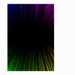 Colorful Light Ray Border Animation Loop Rainbow Motion Background Space Small Garden Flag (two Sides) by Mariart