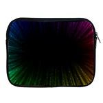 Colorful Light Ray Border Animation Loop Rainbow Motion Background Space Apple iPad 2/3/4 Zipper Cases Front