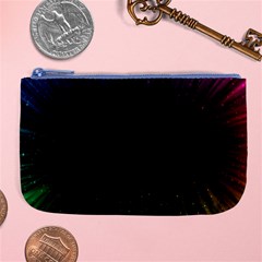 Colorful Light Ray Border Animation Loop Rainbow Motion Background Space Large Coin Purse by Mariart