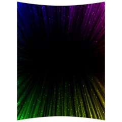 Colorful Light Ray Border Animation Loop Rainbow Motion Background Space Back Support Cushion by Mariart