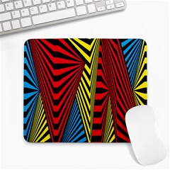 Door Pattern Line Abstract Illustration Waves Wave Chevron Red Blue Yellow Black Large Mousepads by Mariart