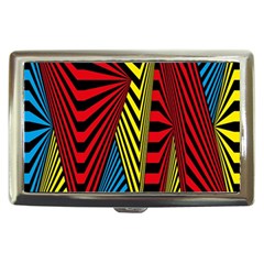 Door Pattern Line Abstract Illustration Waves Wave Chevron Red Blue Yellow Black Cigarette Money Cases