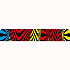 Door Pattern Line Abstract Illustration Waves Wave Chevron Red Blue Yellow Black Small Bar Mats