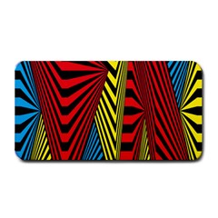 Door Pattern Line Abstract Illustration Waves Wave Chevron Red Blue Yellow Black Medium Bar Mats by Mariart