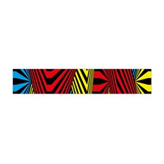 Door Pattern Line Abstract Illustration Waves Wave Chevron Red Blue Yellow Black Flano Scarf (mini) by Mariart