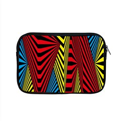 Door Pattern Line Abstract Illustration Waves Wave Chevron Red Blue Yellow Black Apple Macbook Pro 15  Zipper Case