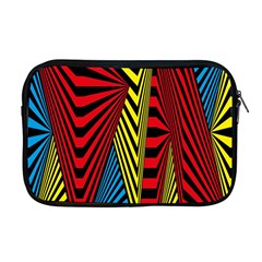 Door Pattern Line Abstract Illustration Waves Wave Chevron Red Blue Yellow Black Apple Macbook Pro 17  Zipper Case by Mariart