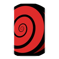 Double Spiral Thick Lines Black Red Memory Card Reader