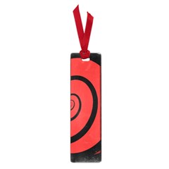 Double Spiral Thick Lines Black Red Small Book Marks by Mariart