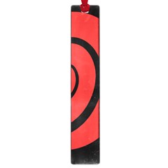 Double Spiral Thick Lines Black Red Large Book Marks by Mariart