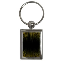 Colorful Light Ray Border Animation Loop Yellow Key Chains (rectangle) 