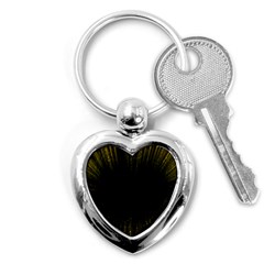 Colorful Light Ray Border Animation Loop Yellow Key Chains (heart)  by Mariart