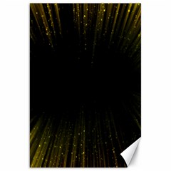 Colorful Light Ray Border Animation Loop Yellow Canvas 20  X 30  