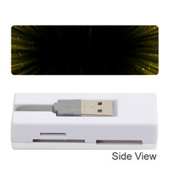 Colorful Light Ray Border Animation Loop Yellow Memory Card Reader (stick)  by Mariart