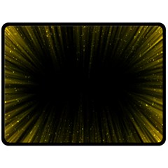 Colorful Light Ray Border Animation Loop Yellow Double Sided Fleece Blanket (large)  by Mariart