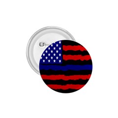 Flag American Line Star Red Blue White Black Beauty 1 75  Buttons by Mariart