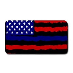 Flag American Line Star Red Blue White Black Beauty Medium Bar Mats by Mariart