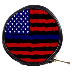 Flag American Line Star Red Blue White Black Beauty Mini Makeup Bags