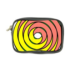 Double Spiral Thick Lines Circle Coin Purse